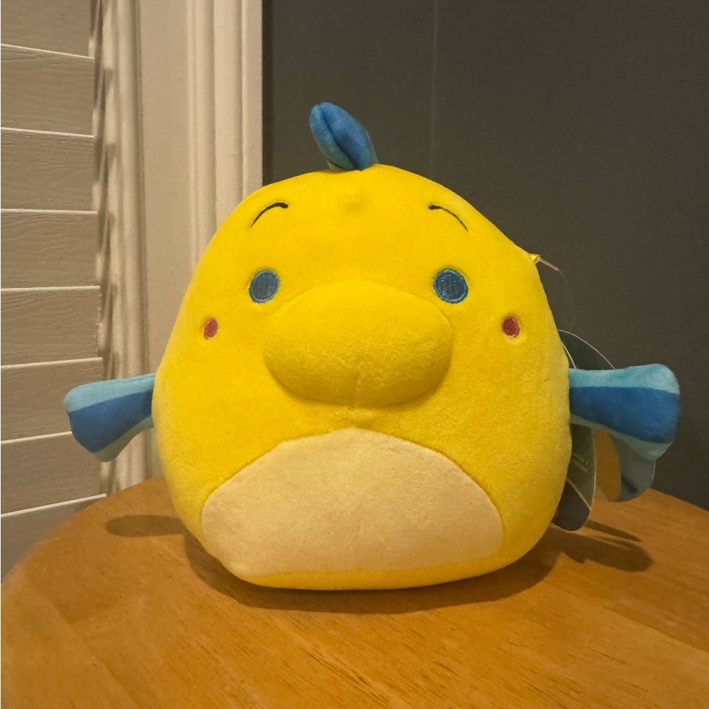 Disney Flounder Squishmallow NWT
